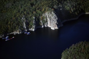 vodni nadrz Dalesice Wilsonova skála