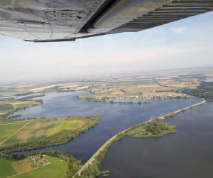 vodní nádrž Nové Mlýny a kemp Merkur