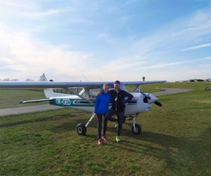 jirka a katka před letem