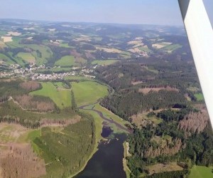 přehrada Vír letecky