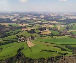 narozeninovy let Vaska nad Virskou prehradu 
