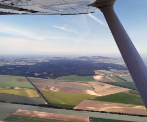 narozeninovy let nad Palavu 