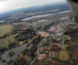 Lednicko-valtický areál letadlem