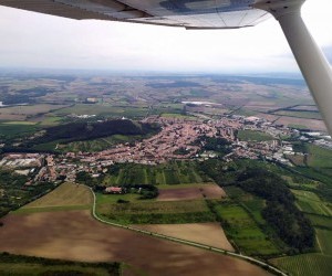 vyglidkovy let k vyroci svatby nad Palavu 