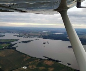 vyhlídkový let nad Mušovská jezera