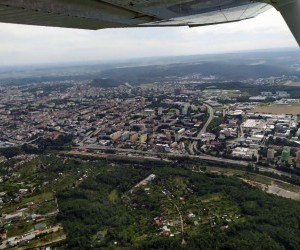 vyhlidkovy let nad Adamov Blansko a Macochu 
