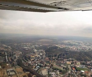 vyhlidkovy let nad Brnem 