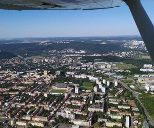 Královo Pole letecky