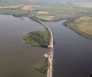 opravovaný most pře Mušov