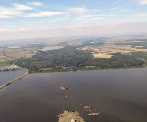 vyhlidkovy let podel reky Dyje 