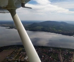 vyhlidkovy let podel reky Dyje 