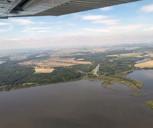 vyhlidkovy let podel reky Dyje 