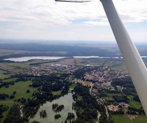 vyhlidkovy let podel reky Dyje 
