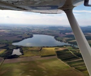 vyhlidkovy let podel reky Dyje 